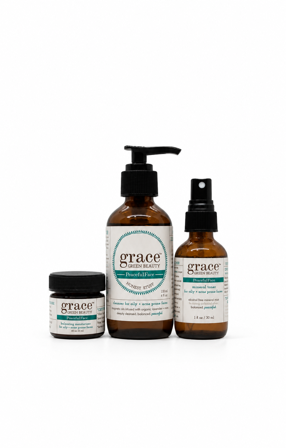 PeacefulFace Regimen | Oily + Acne Prone Faces