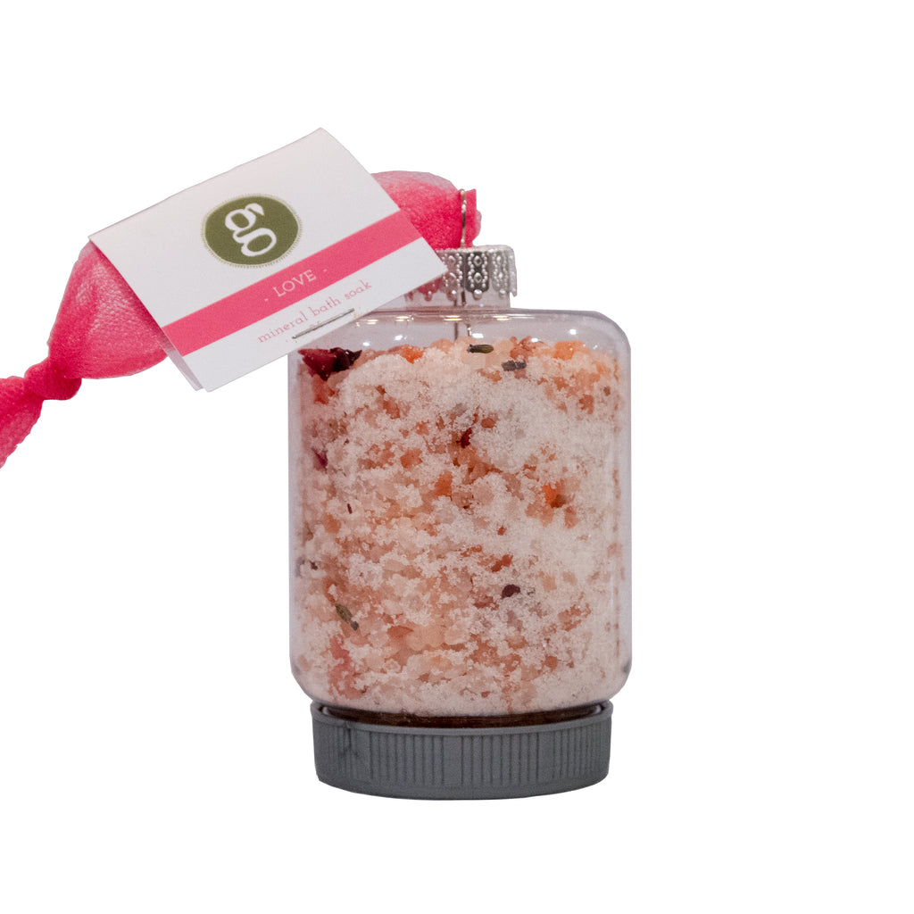 LOVE Mineral Salt Soak Ornament