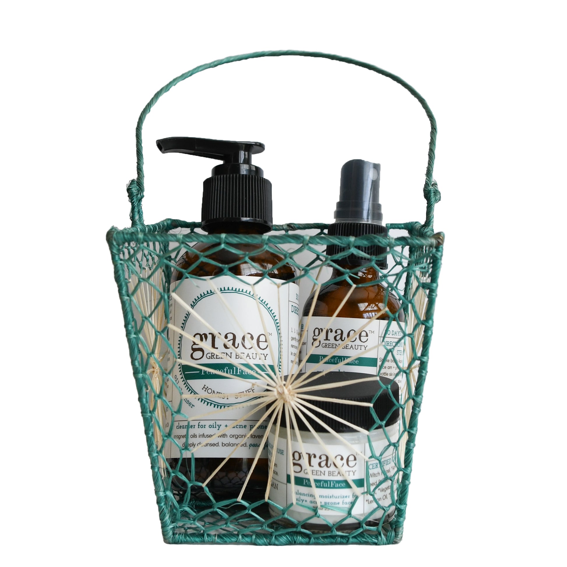 PeacefulFace Regimen | Hand Made Basket